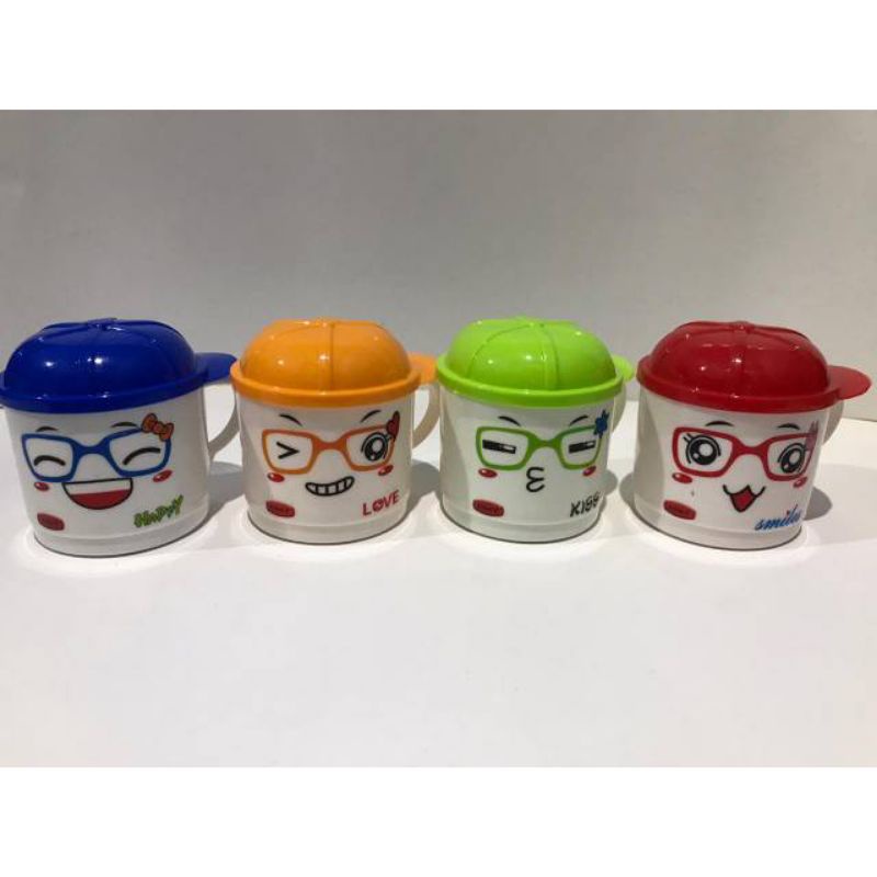 Muk tutup topi / gelas unik/ gelas anak murah