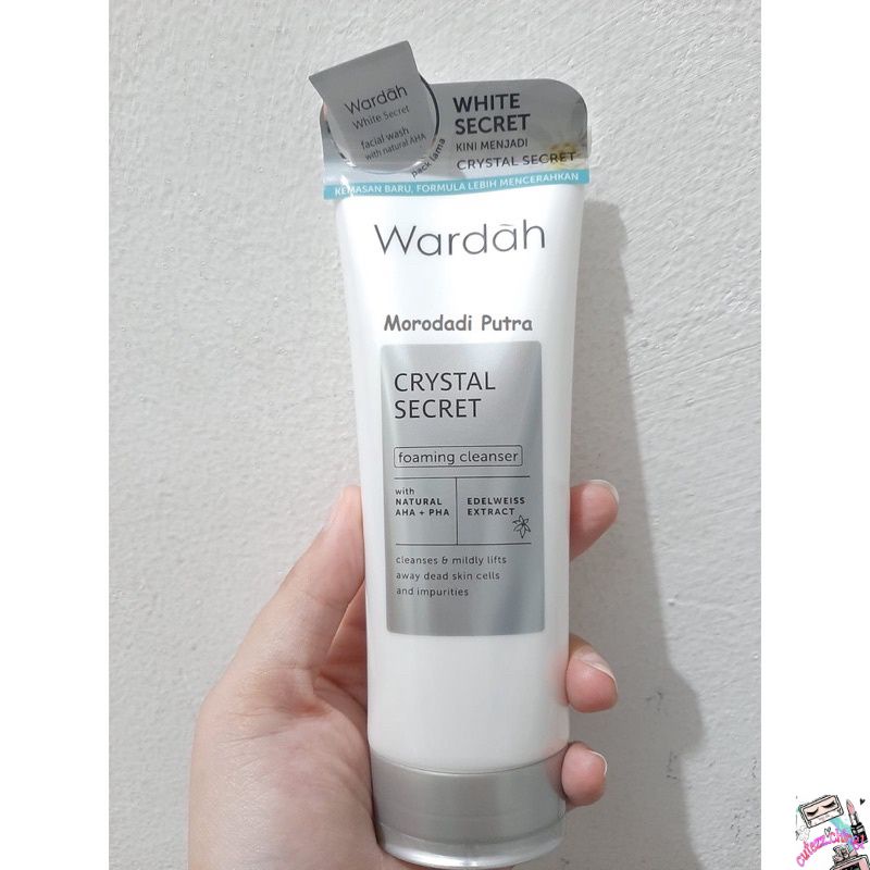 ☃Cutezz_Ching1☃Wardah Crystal Secret Foaming Cleanser 100ml