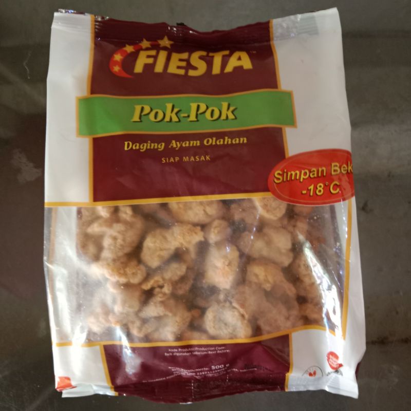 

Fiesta Chicken Pok Pok 500Gram Daging Ayam Olahan