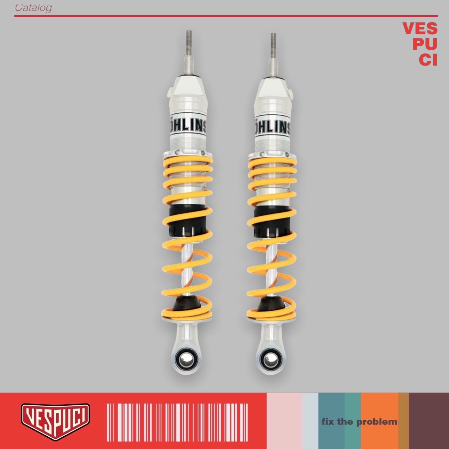 Shock Absorber Shock breker Shockbreaker Belakang Ohlins PI 902 Vespa Matic Metik Matik GT Series GT