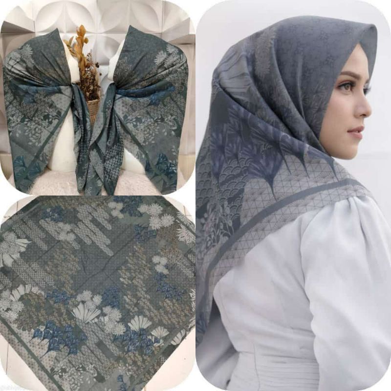 Hijab Motif Arsscarf / Hijab Branded Segiempat