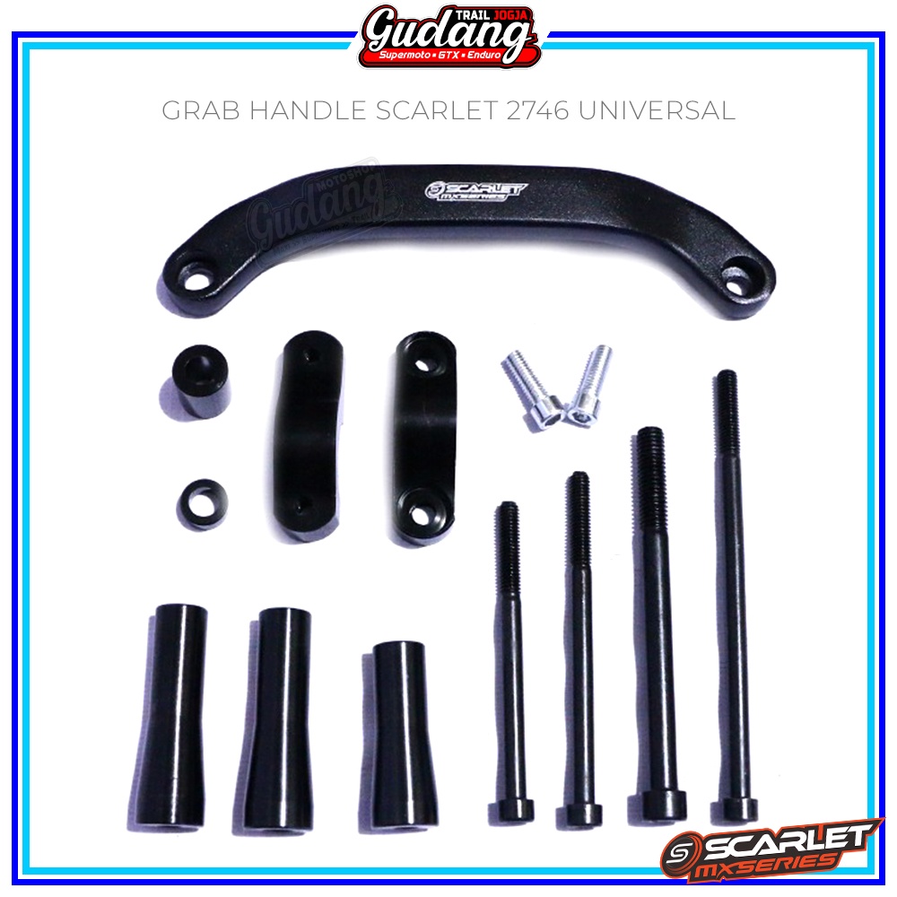 Grab Handle Pegangan Body Motor SCARLET Universal CRF 150L KLX 150 BIGFOOT DTRACKER KTM WR 155