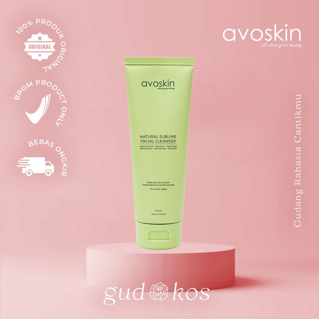 Avoskin Natural Sublime Facial Cleanser / Cuci Muka ORIGINAL BPOM