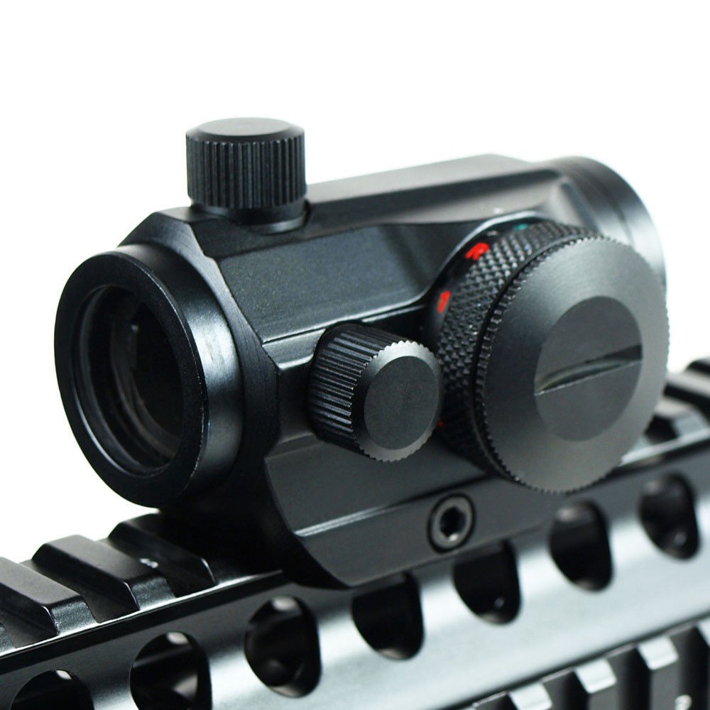 GS8 Kekeran Teropong Senapan Holographic Red Green Dot Scope 20mm Rail Mount - HD22M1 - Black