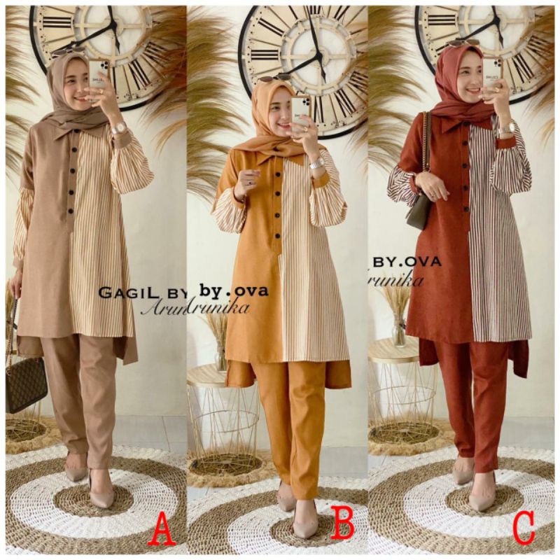 setelan celana gagil