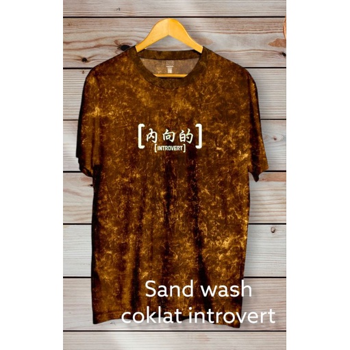 kaos motif sablon introvert