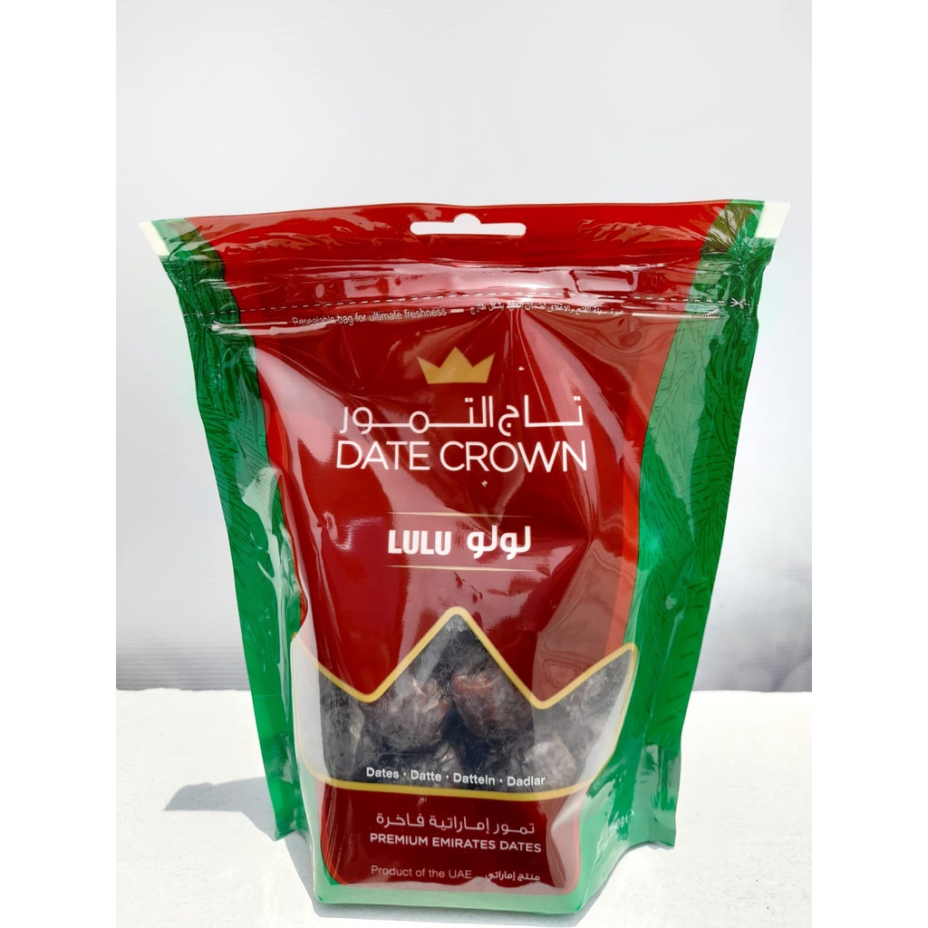 

Date Crown Kurma Lulu (250g) dari UAE kemasan Pouch/ Kurma Lulu