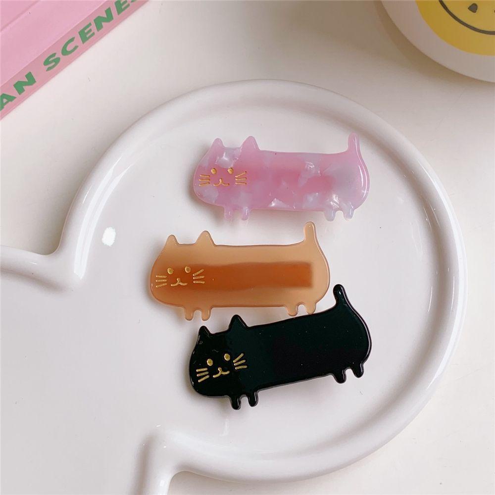 Hairpins Acetate Cat Animal Barrettes Fashion INS for Women