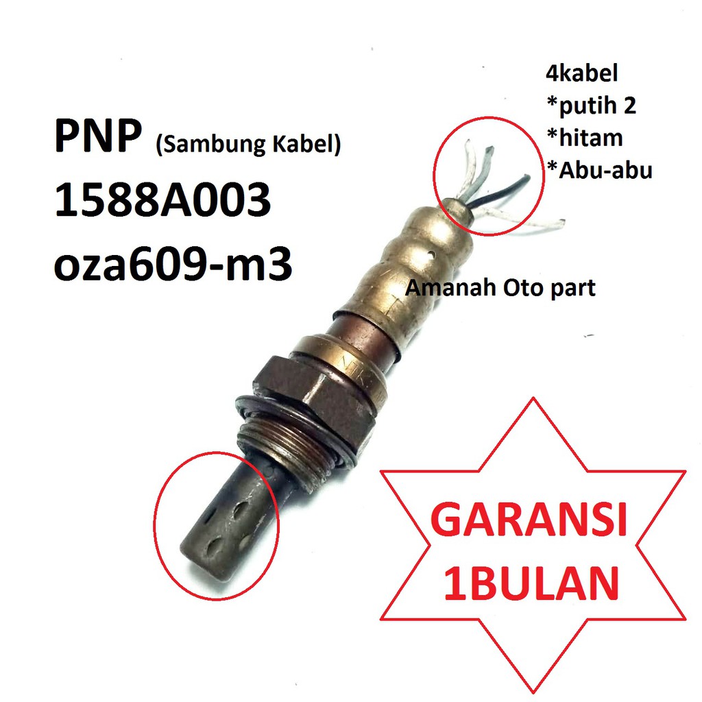 Sensor oxygen oksigen CO2 O2 COPOTAN ASLI ORIGINAL ORI KNALPOT 1588A003 oza609-m3