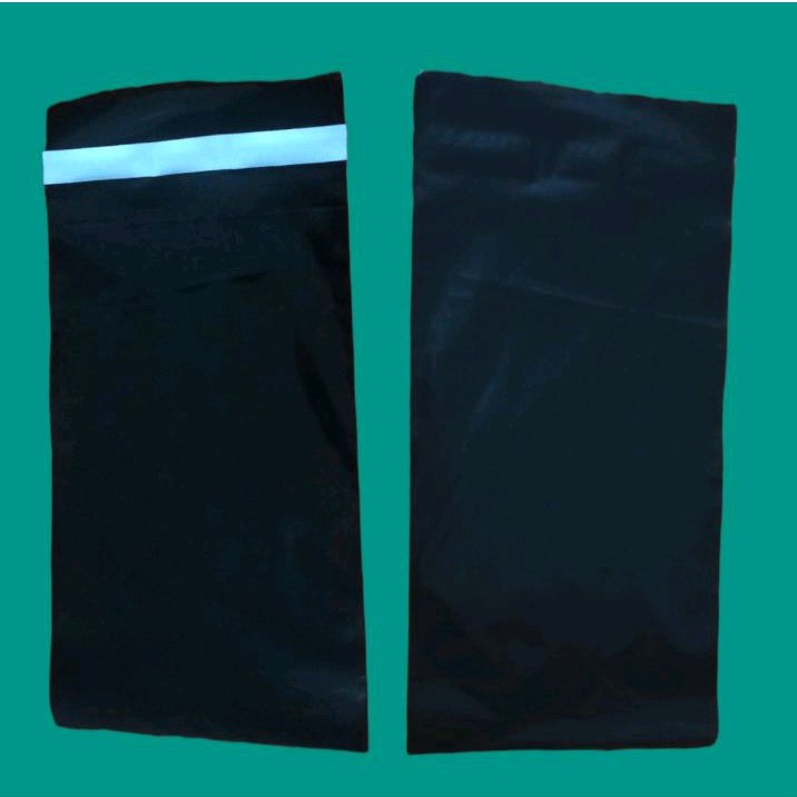 

[READY] 1PCS PLASTIK HITAM POLYMAILER GLOSSY MENGKILAP 10X20 PLASTIK PACKING OLSHOP