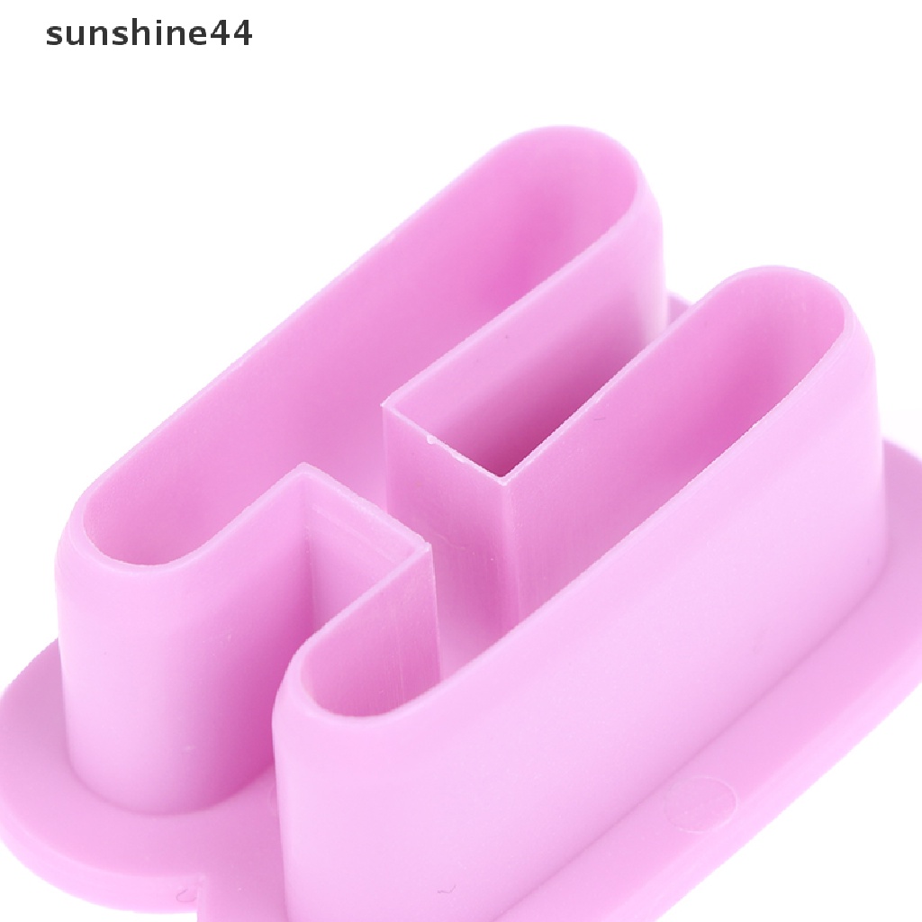 Sunshine 1 Set Cetakan Kue / Fondant DIY Bentuk Huruf Alfabet Bahan Plastik