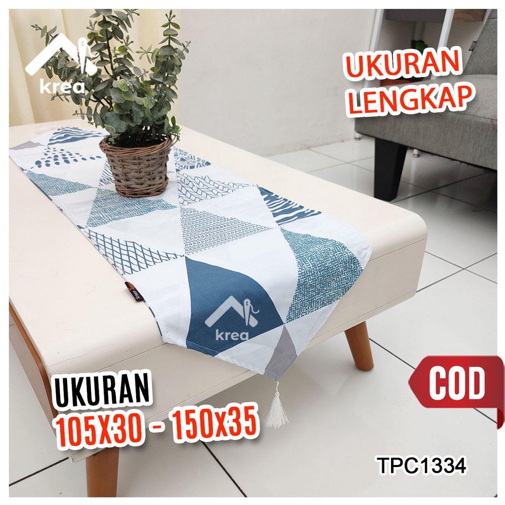 Taplak Meja / Table Runner Ukuran 105x30 - 150x35 TPC1334