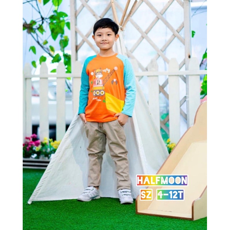 Paddlekids Kaos Anak Laki perempuan lengan panjang paddle kids half moon 4-12 (2-10 Thn)