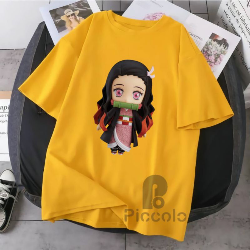 baju kaos anak anak Kitana Kimetsu No Yaiba / Baju Kaos Demon Slayer Nezuko Zenitsu t shirt