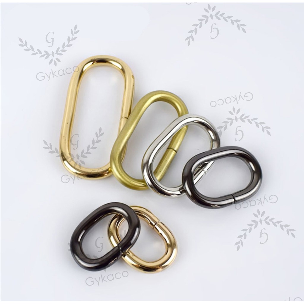 Ring Oval 3 cm (A) - Aksesoris Tas &amp; Dompet Wanita Fashion (IMPORT)