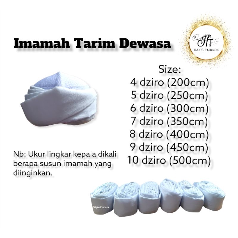 IMAMAH ORI TARIM HADRAMAUT YAMAN DEWASA