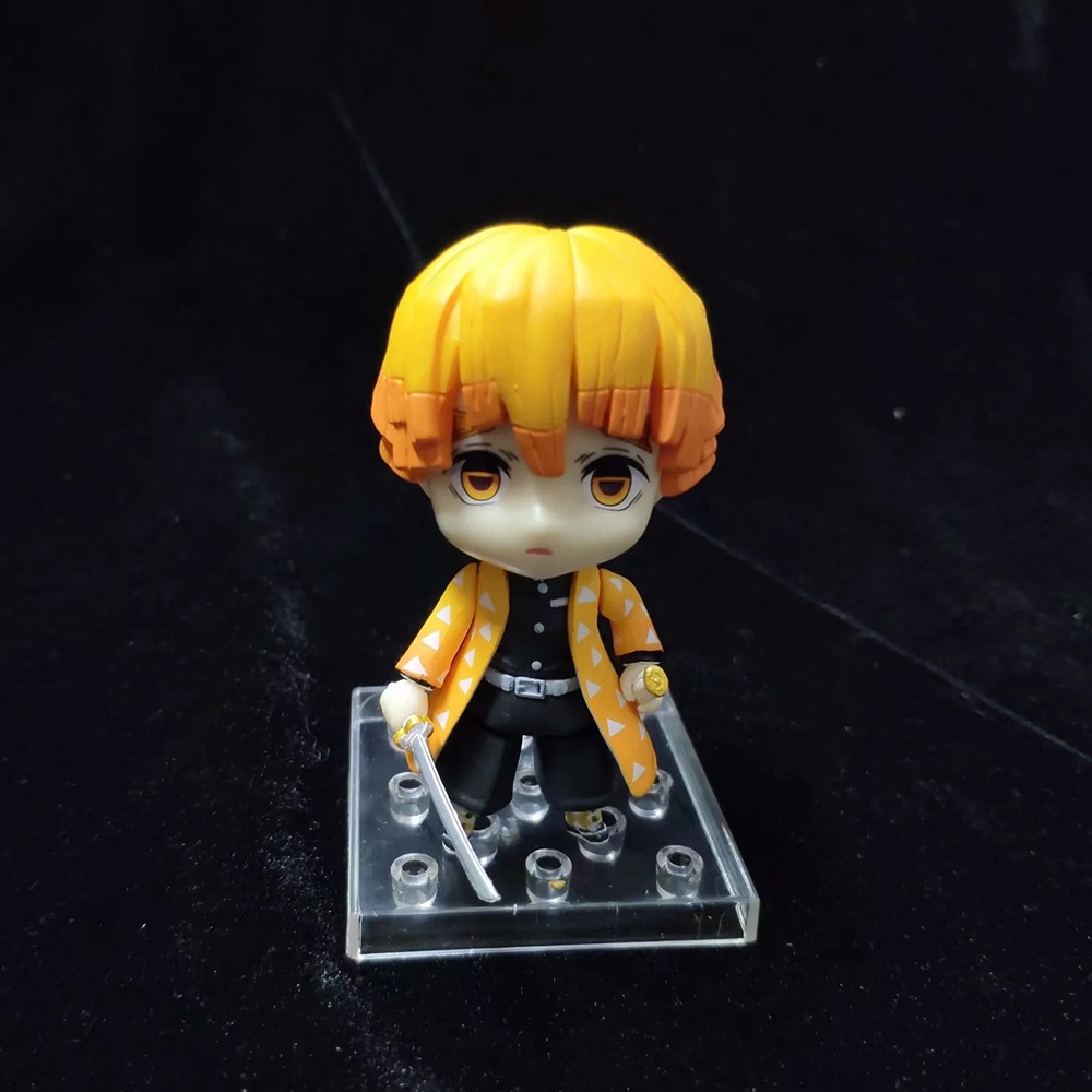 MXBEAUTY PVC Anime Demon Slayer Demon Blade Toy Figures Action Figure Toys Shinobu Miniatures Agatsuma Doll Ornaments Kimetsu no Yaiba Zenitsu Figurine Model