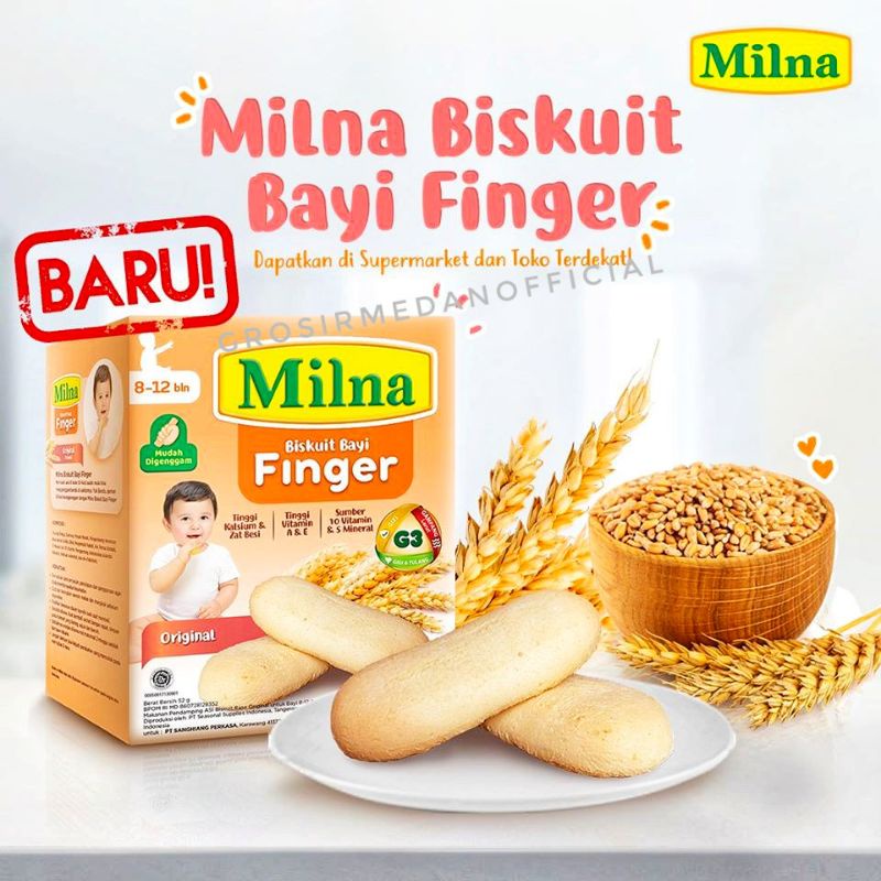 MILNA BISKUIT BAYI FINGER 52 G