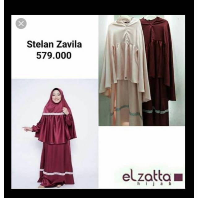 ELZATTA STELAN ZAVILA/GAMIS ELZATTA/GAMIS SYARI/GAMIS POLOS