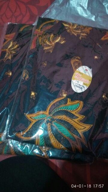 Batik Tunik Santika Black Jumbo