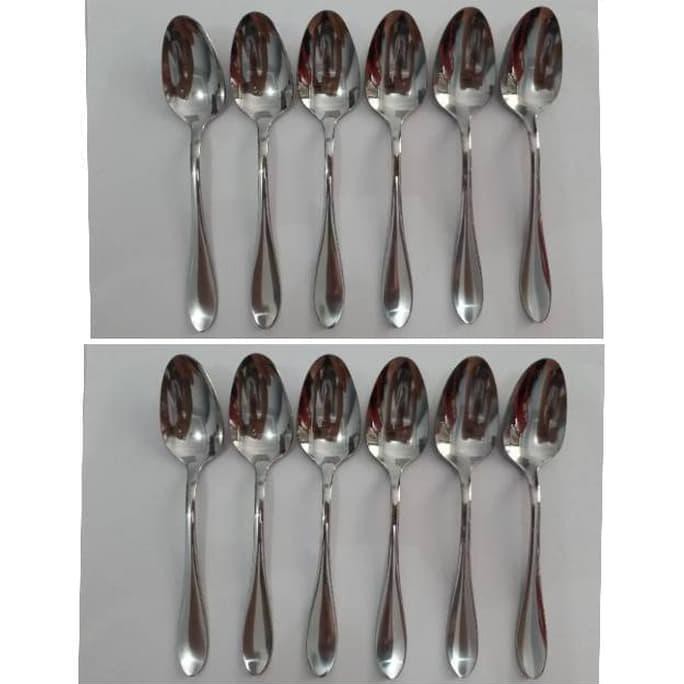 Bima Sendok Garpu Makan Rhino Stainless (12 Pcs) - Sendok Makan