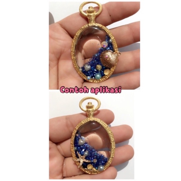 Bezel bingkai resin bulat frame blank cameo bulat round bezel