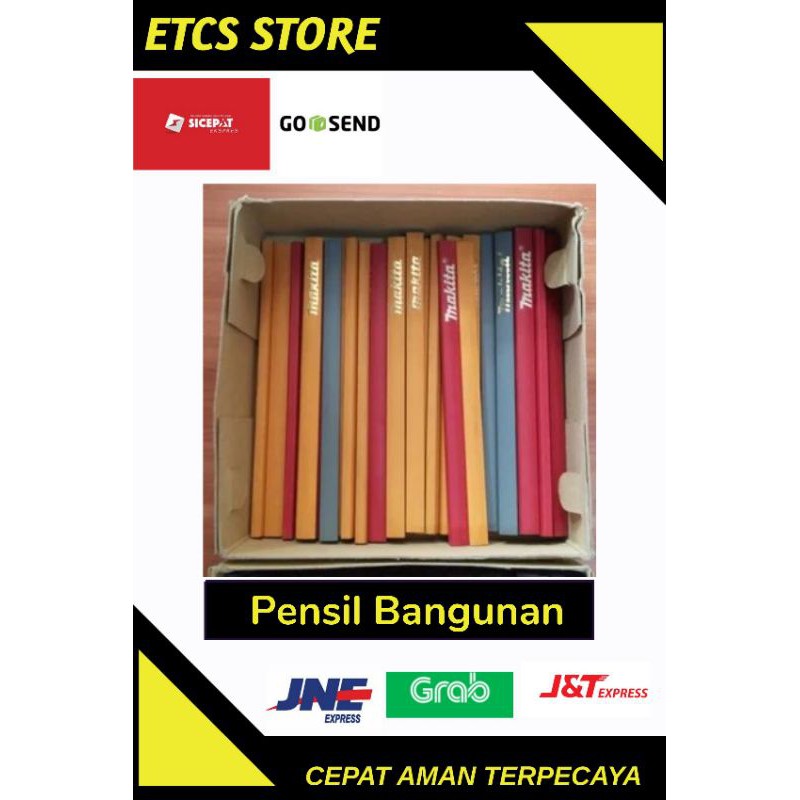 

PENSIL TUKANG BANGUNAN MAKITA CARPENTER PENCIL MAKITA PETELOT TUKANG