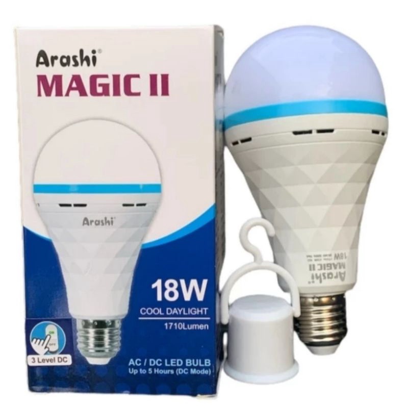 Bohlam LED Emergency / Magic Lamp 18W ARASHI