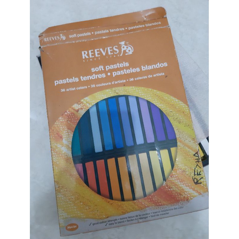 Reeves Soft Pastel 36pcs - Preloved