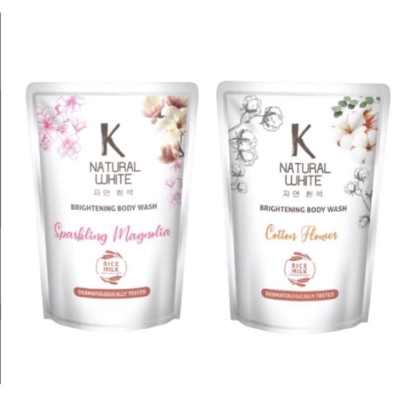 K NATURAL WHITE Body Wash - 450ml