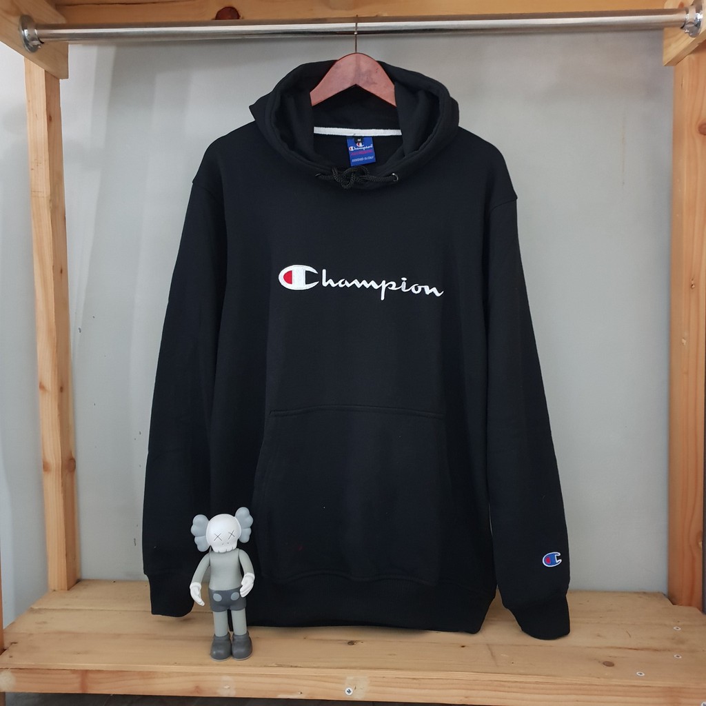 HOODIE CHAMPION HITAM