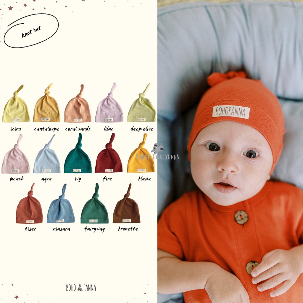 BOHOPANNA - Knot Hat - Topi Bayi