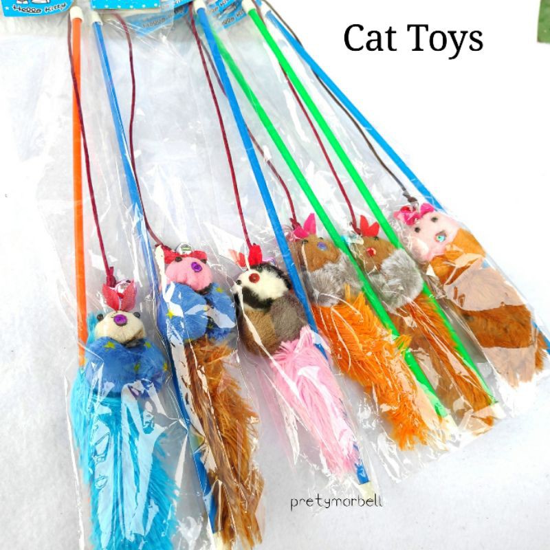 Cat Toys Mainan Kucing Bentuk Tupai Murah