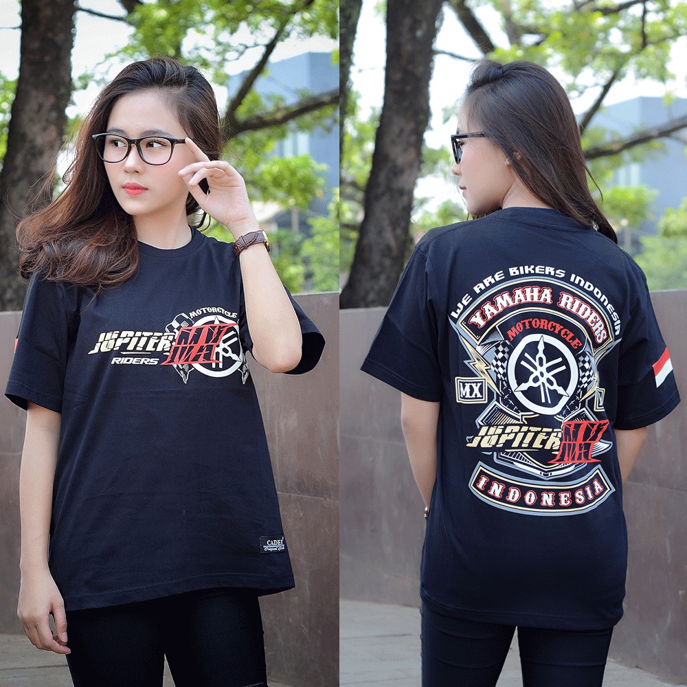 Kaos Jupiter MX Fashion Baju MX06 Yamaha Bikers Distro wanita Bandung BONUS stiker CADEL