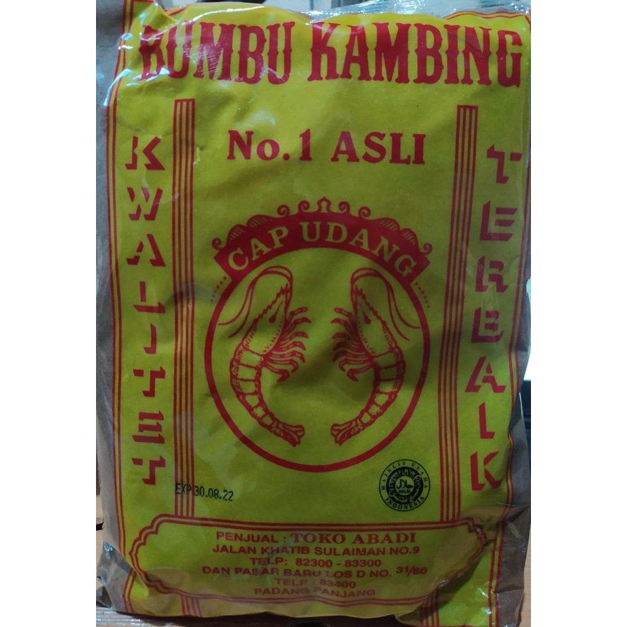 

BUMBU KAMBING CAP UDANG BERAT 1 KG