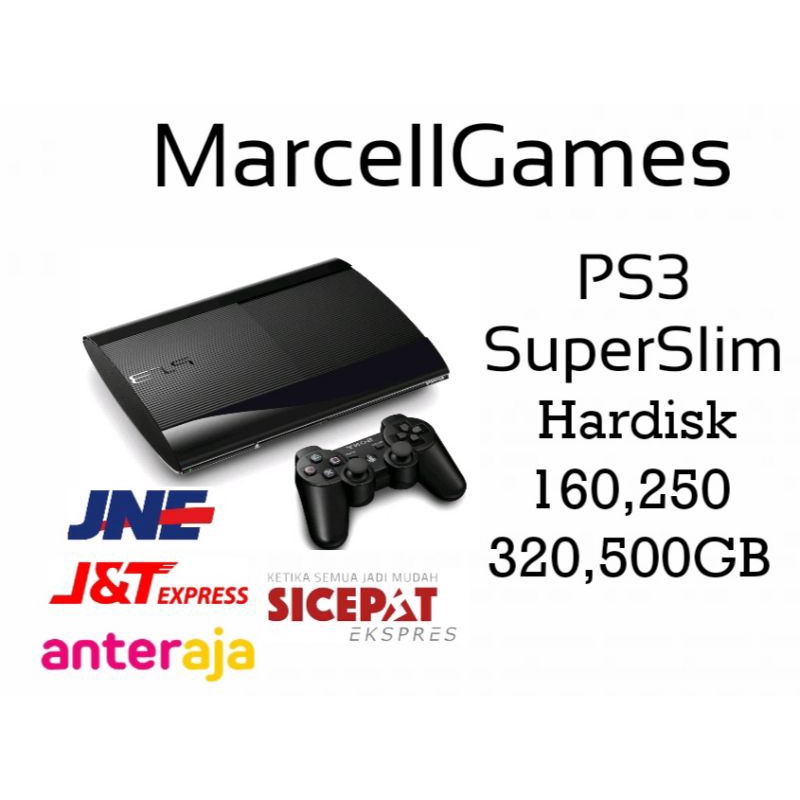 Ps3 SuperSlim Hdd 160/250/320/500GB Full games