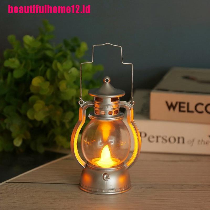 //beautifulhome// Retro Oil Lamp Halloween Decorative Led Small Home Party Lantern