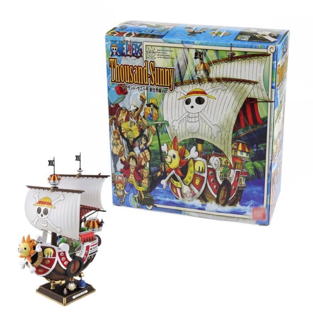 Kapal Thousand Sunny One Piece Figure Bandai KWS