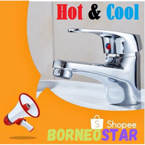Kran Wastafel Air Panas Dingin Keran / Mixer Faucet Hot Cold