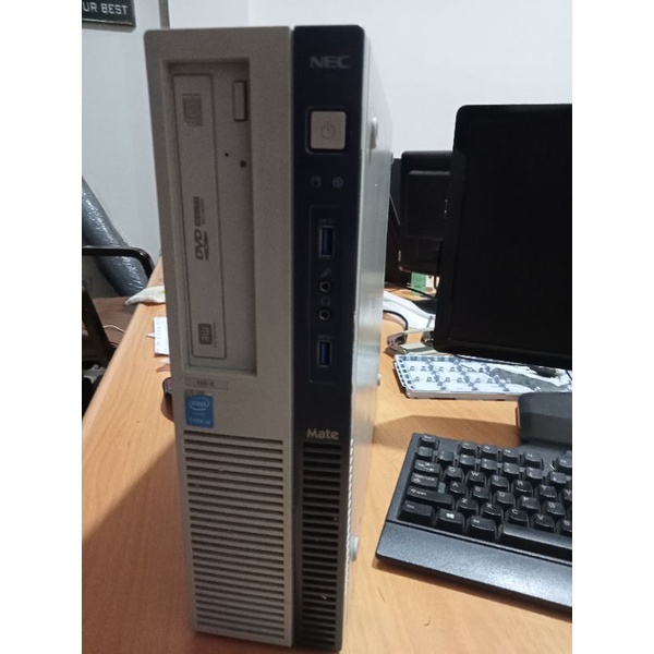 Komputer PC desktop NEC Intel procecor core i3 gen4 untuk kantor ,desain grafis,multimedia,admin online,komputer kasir DLL.Lengkap dan siap pakai dan lebih ramah lingkungan dgn desain yang menawan slim,Elegan Dan dinamis.