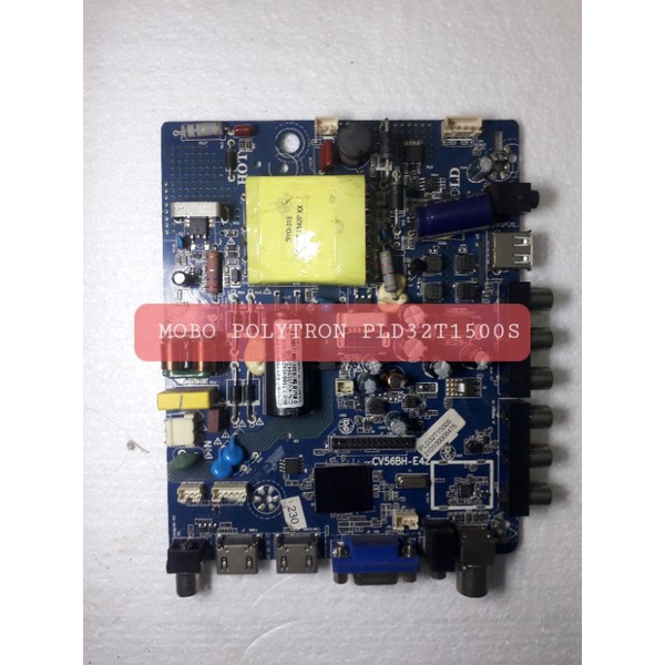 Mainboard Tv polytron PLD32T1500S MB Tv polytron PLD32T1500S mesin Tv polytron Pld32T1500s