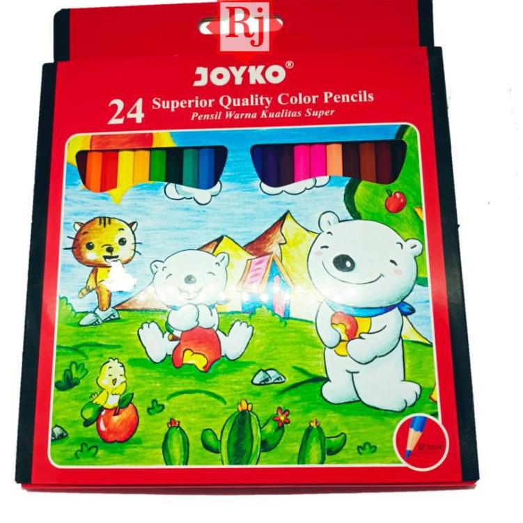 

[ART. 9955] [CP-24PB] Pensil Warna Joyko 24 Warna (P = 17CM)