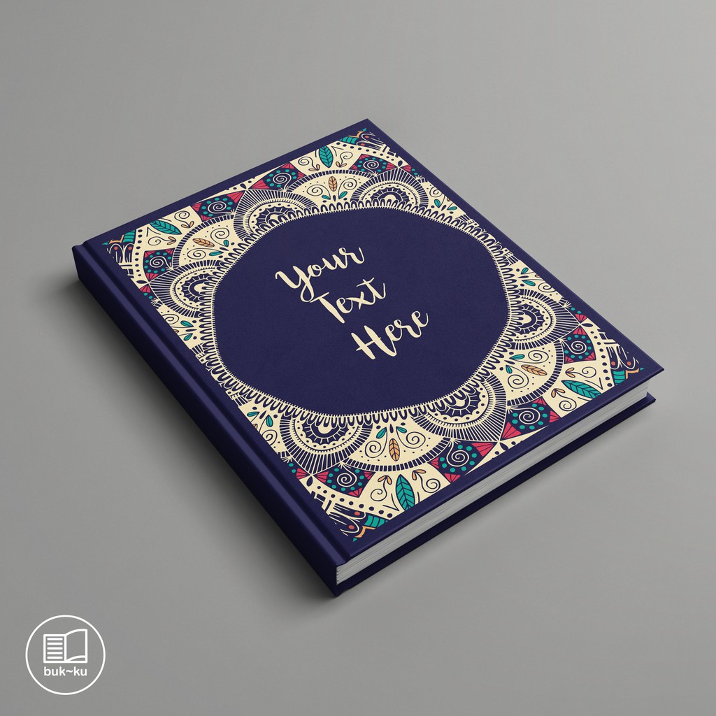 

Buku custom motif mandala catatan notes notebook