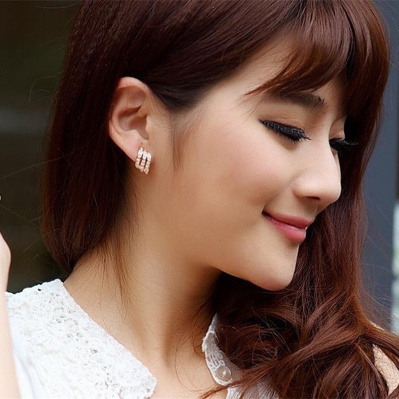 925 anting-anting perak murni, Busana sederhana, Anting-Anting wanita, Perhiasan Fashion Korea, Aksesoris telinga ED012