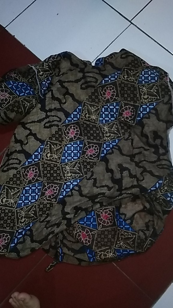 Atasan Batik Dolby Dolbi Dobby Doby Tenun Sutra Tulis Halus Katun Atbm Baron ,sarombit Atasan