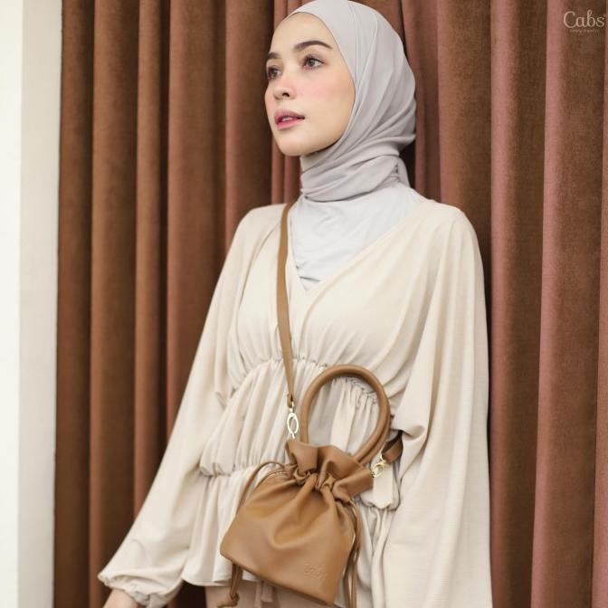 Tas Selempang Wanita Type Audrey Cabs Pocket Original Tahan Air