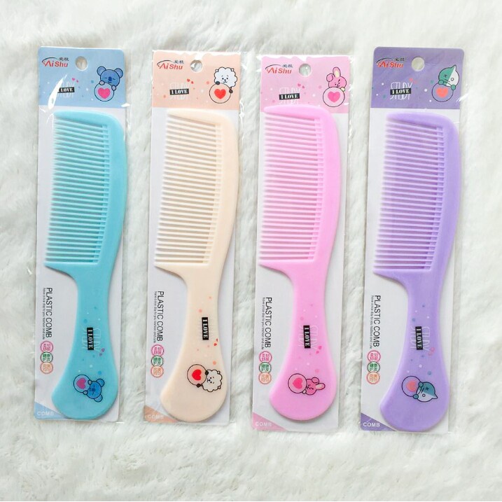 ✿ELYSABETHME✿ Sisir gagang aishu anti kusut hair comb import kualitas bagus bisa untuk souvenir ultah dan pernikahan