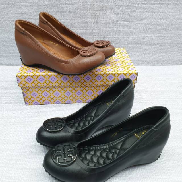 Sepatu tory burch wedges wanita import