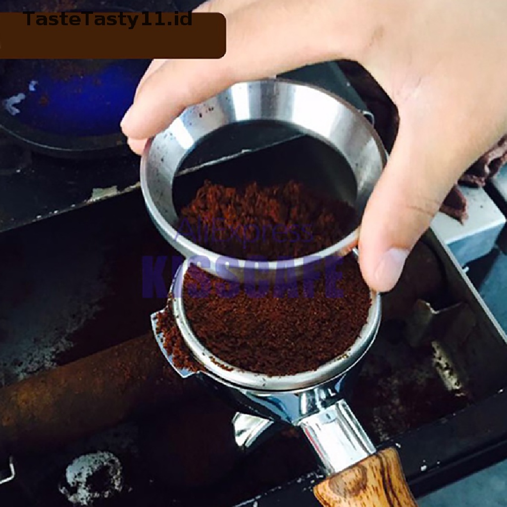 (TasteTasty) Dosing Ring 51mm Bahan Stainless Steel Untuk Membuat Kopi