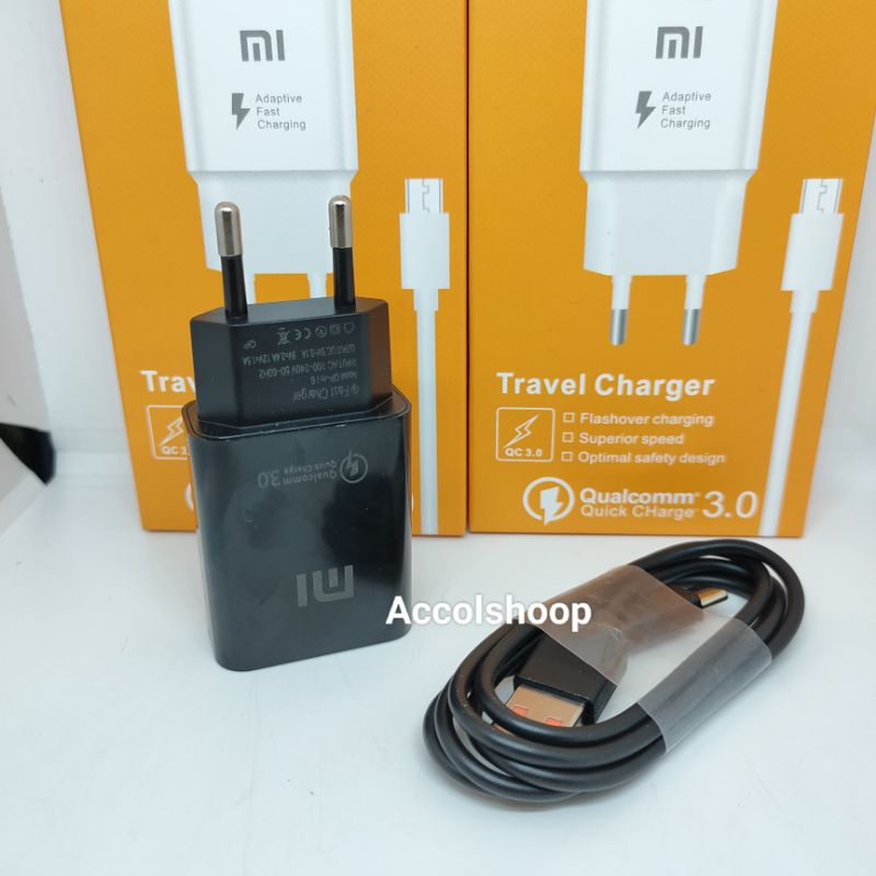 Charger Xiaomi 9V 2.4A Fast Charging Micro USB Type C Quick Change Qualcomm 3.0